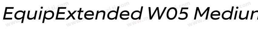 EquipExtended W05 Medium字体转换